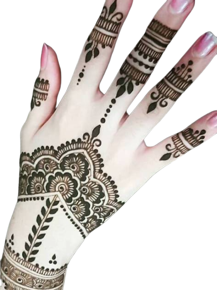 Simple Eid Designs for Back Hands