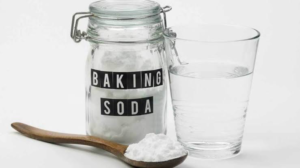 Baking soda for oral hygiene care and dental care