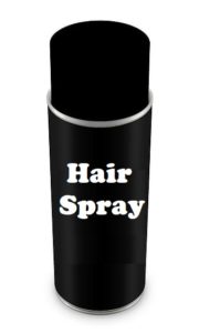 hair spray bottle